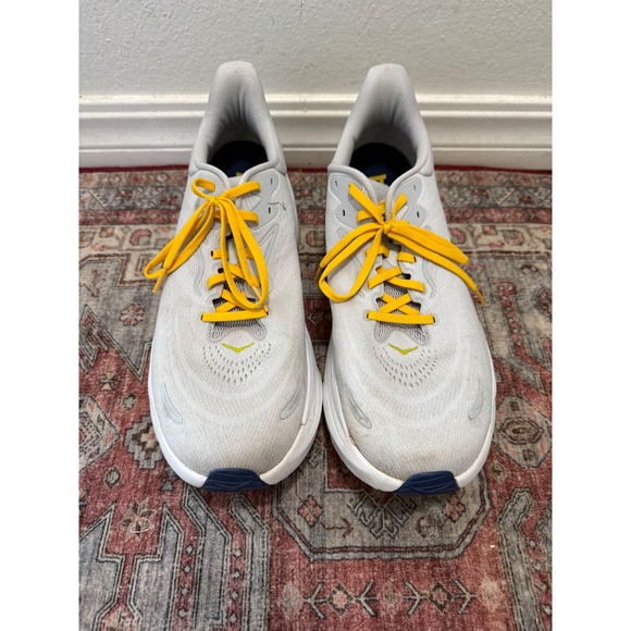 Hoka One One Other - Hoka One One Arahi 6 Mens 13D Silver Yellow Navy Stability Running Shoes 1123194